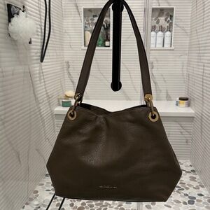 Michael Kors Taupe/Brown Shoulder Bag